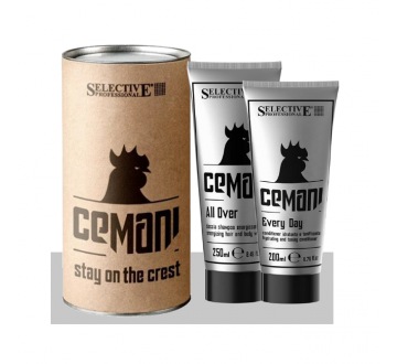CEMANI SET (šampon + kondicionér) energizační sprchový šampon a hydratační a tonizační kondicionér na vlasy
